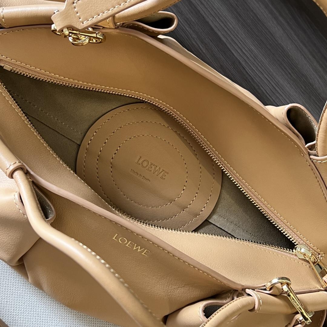 Loewe Small Paseo Bag In Shiny Nappa Calfskin - DopestKickz