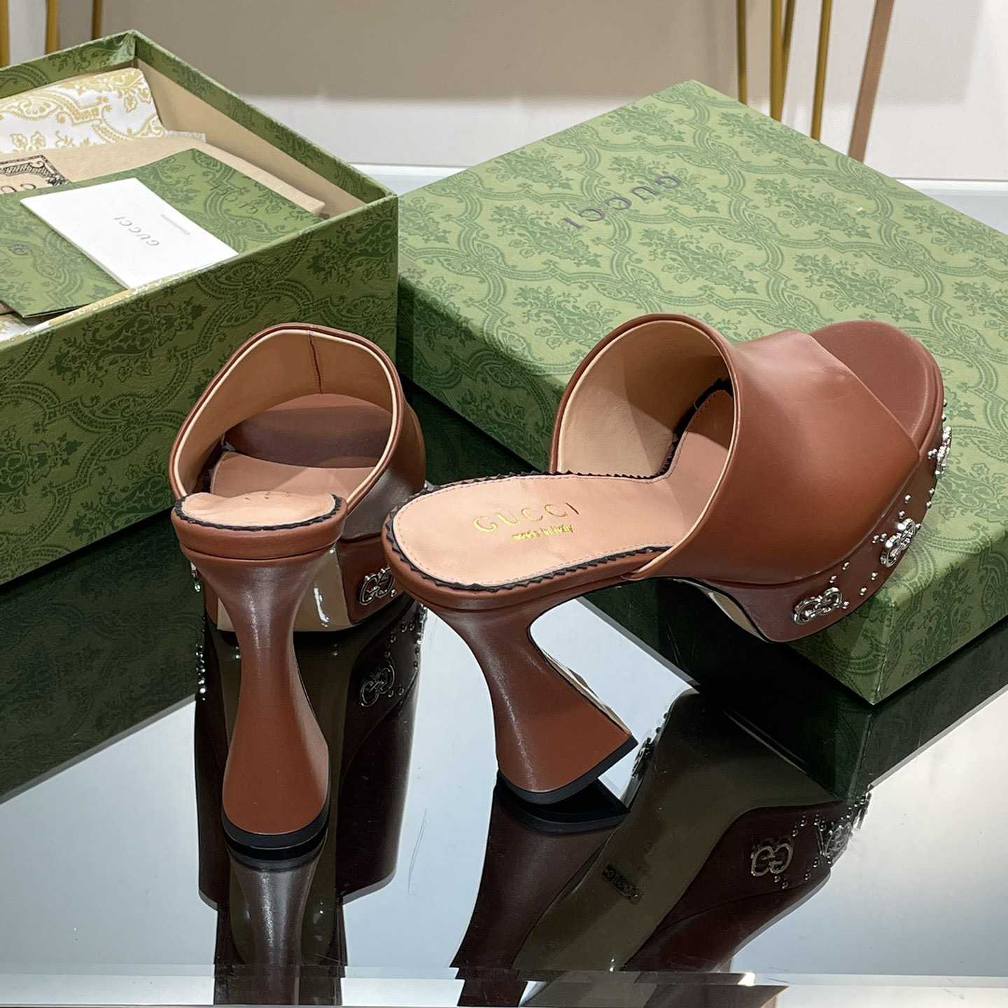 Gucci Women's Platform Slide Sandal - DopestKickz