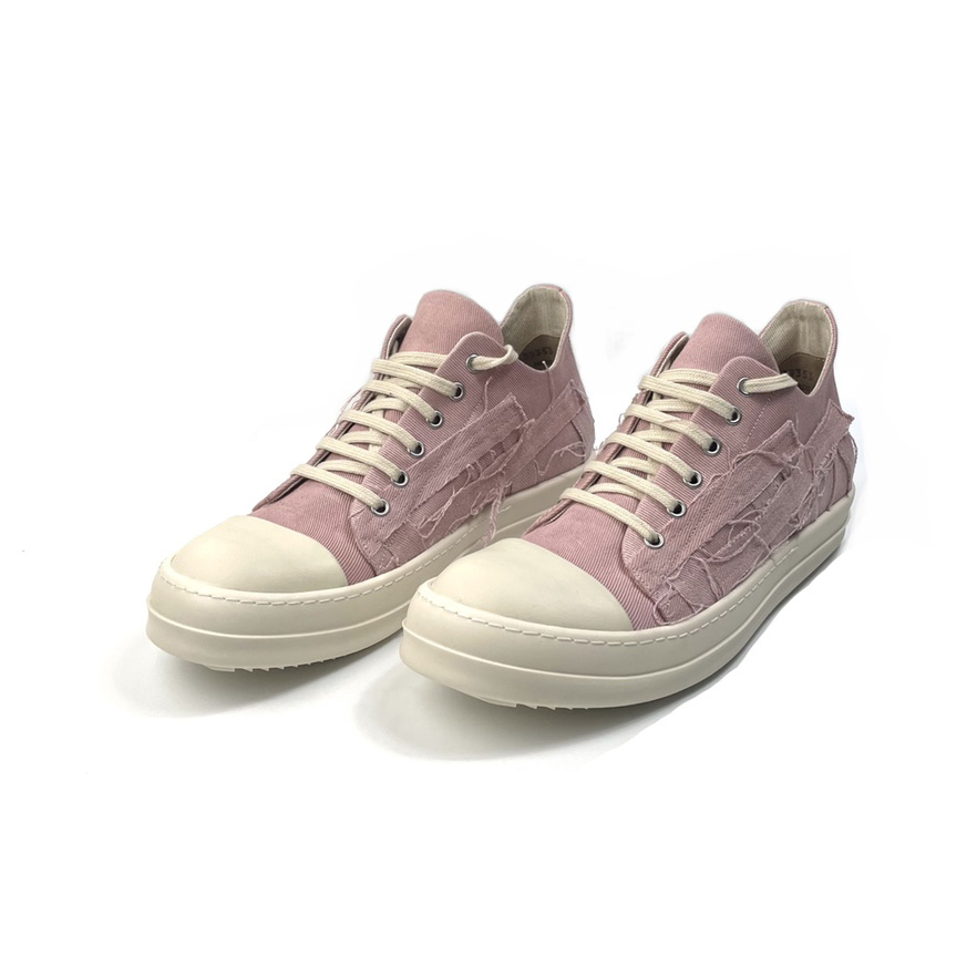 Rick Owens Drkshdw Slashed Low Sneakers - DopestKickz