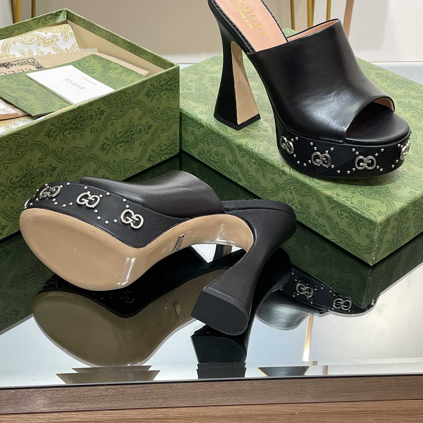 Gucci Women's Platform Slide Sandal - DopestKickz