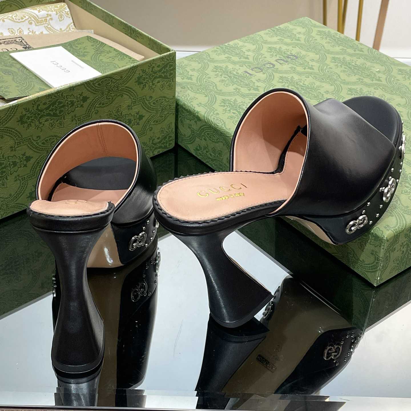 Gucci Women's Platform Slide Sandal - DopestKickz