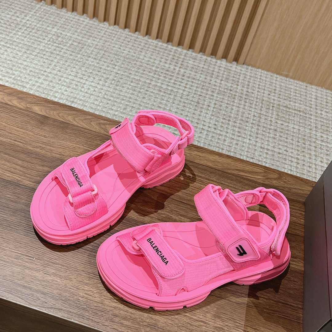 Balenciaga Women's Tourist Sandal In Pink - DopestKickz