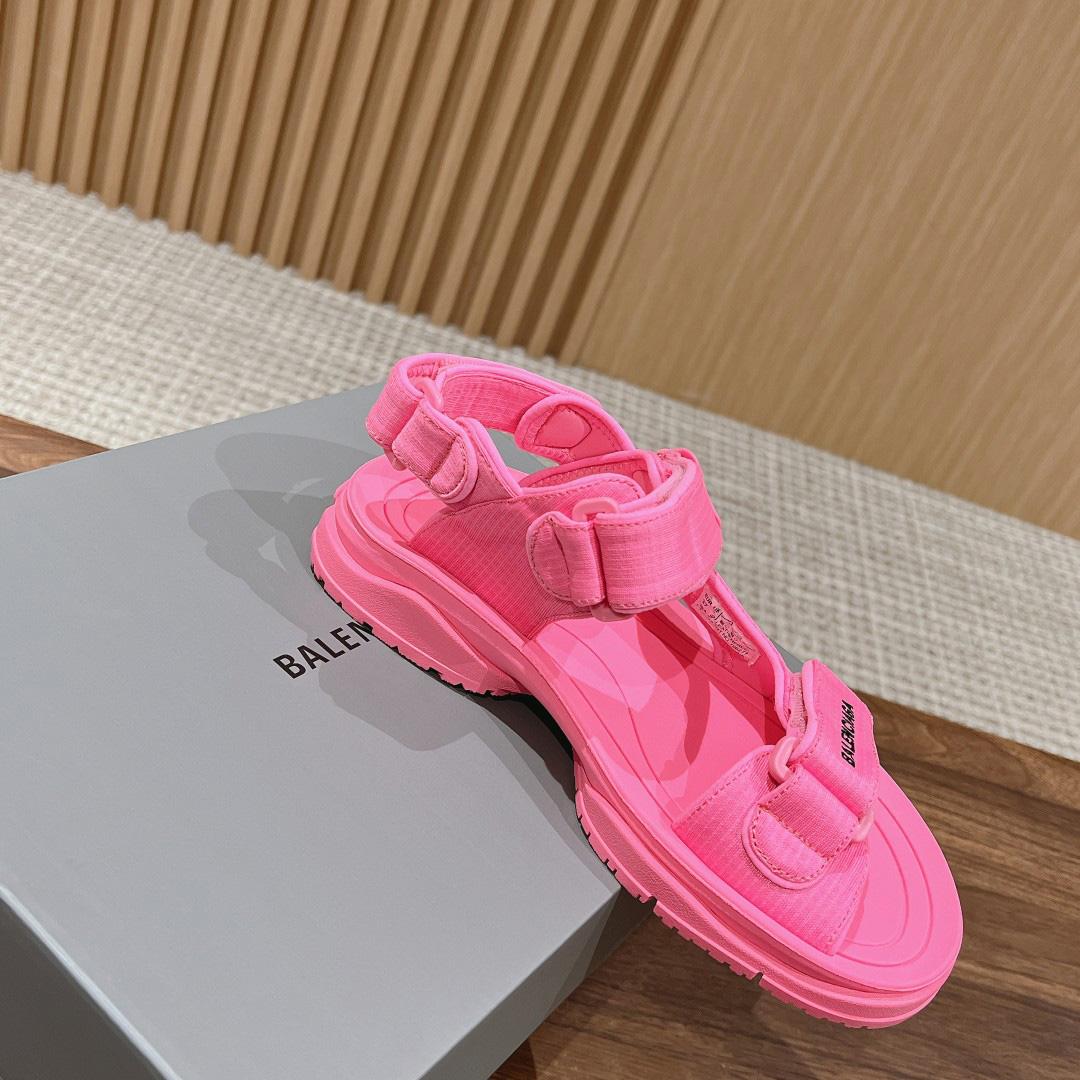 Balenciaga Women's Tourist Sandal In Pink - DopestKickz