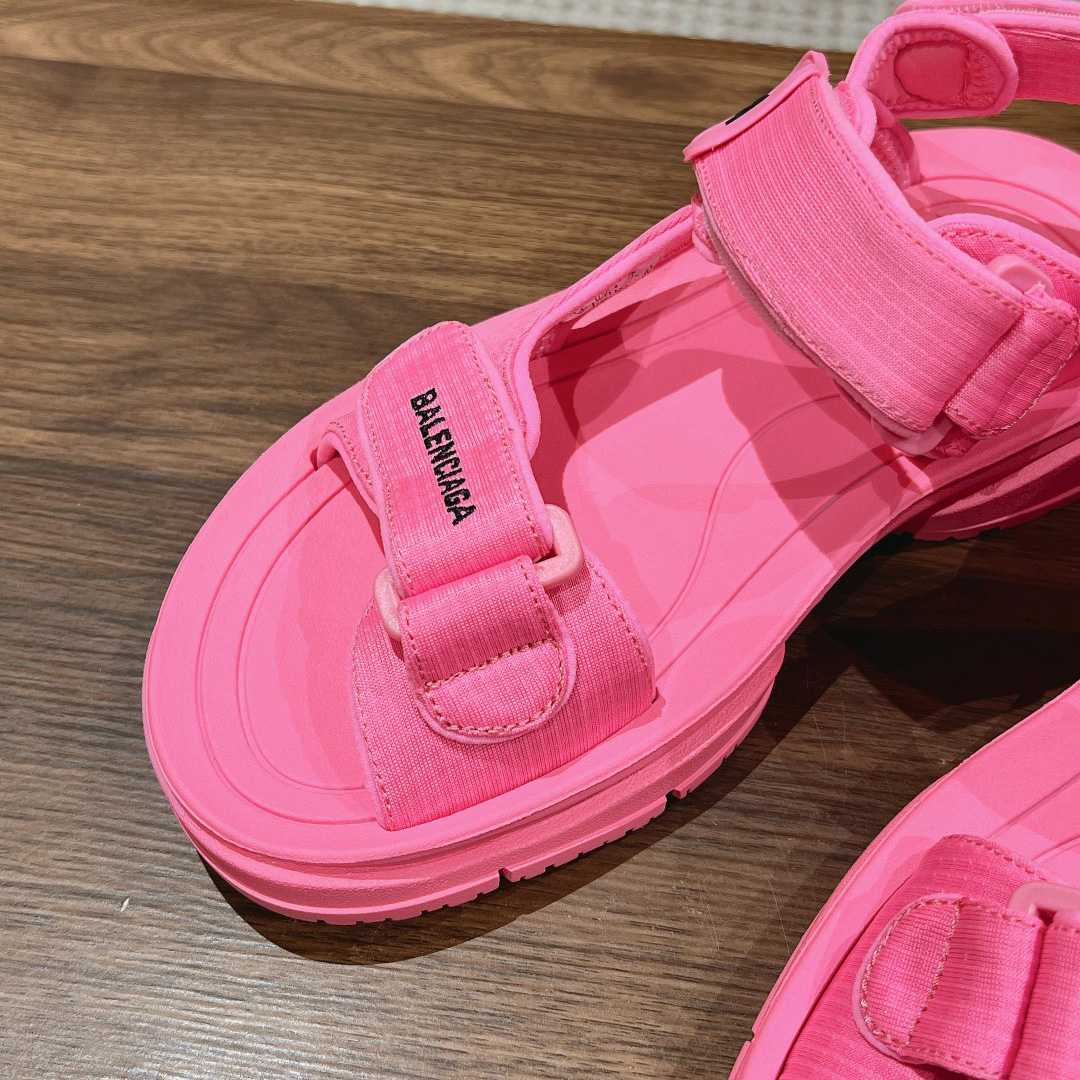 Balenciaga Women's Tourist Sandal In Pink - DopestKickz