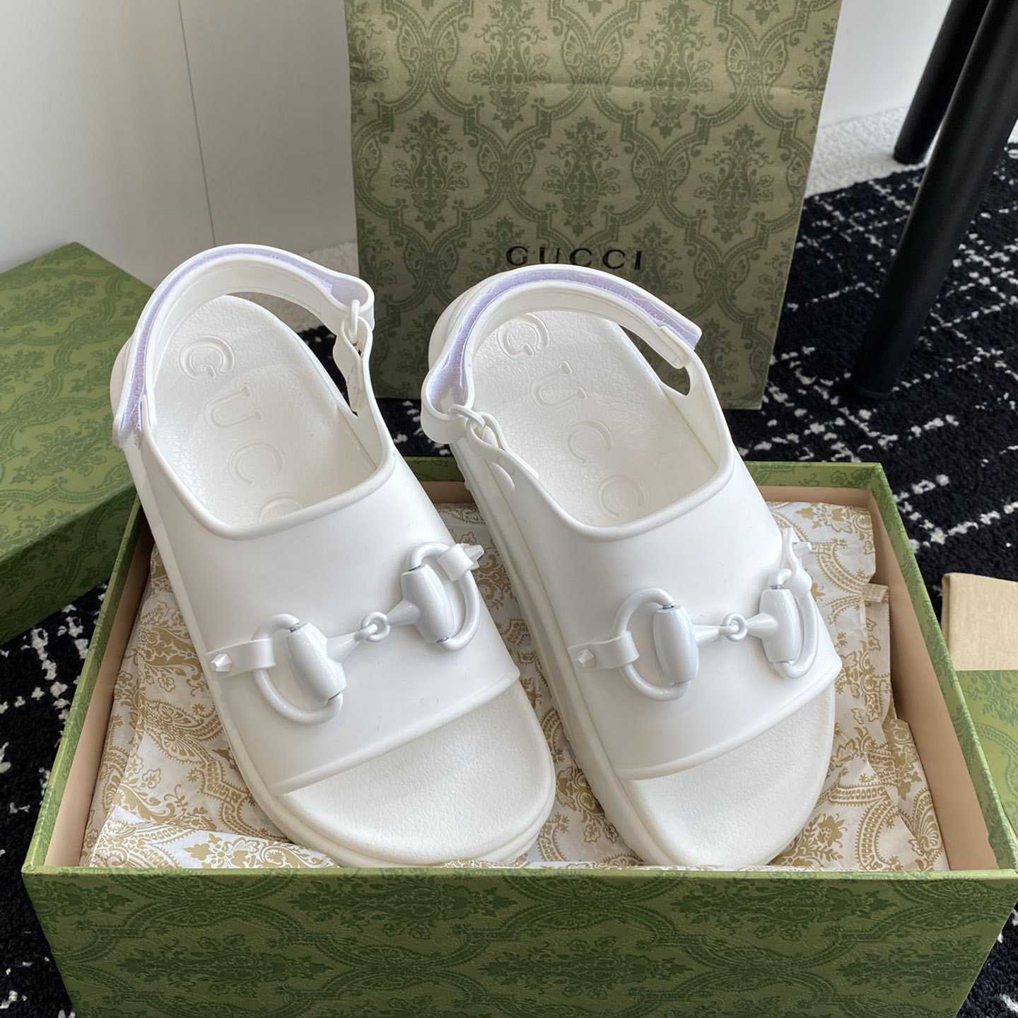 Gucci Horsebit Flatform Sandal - DopestKickz