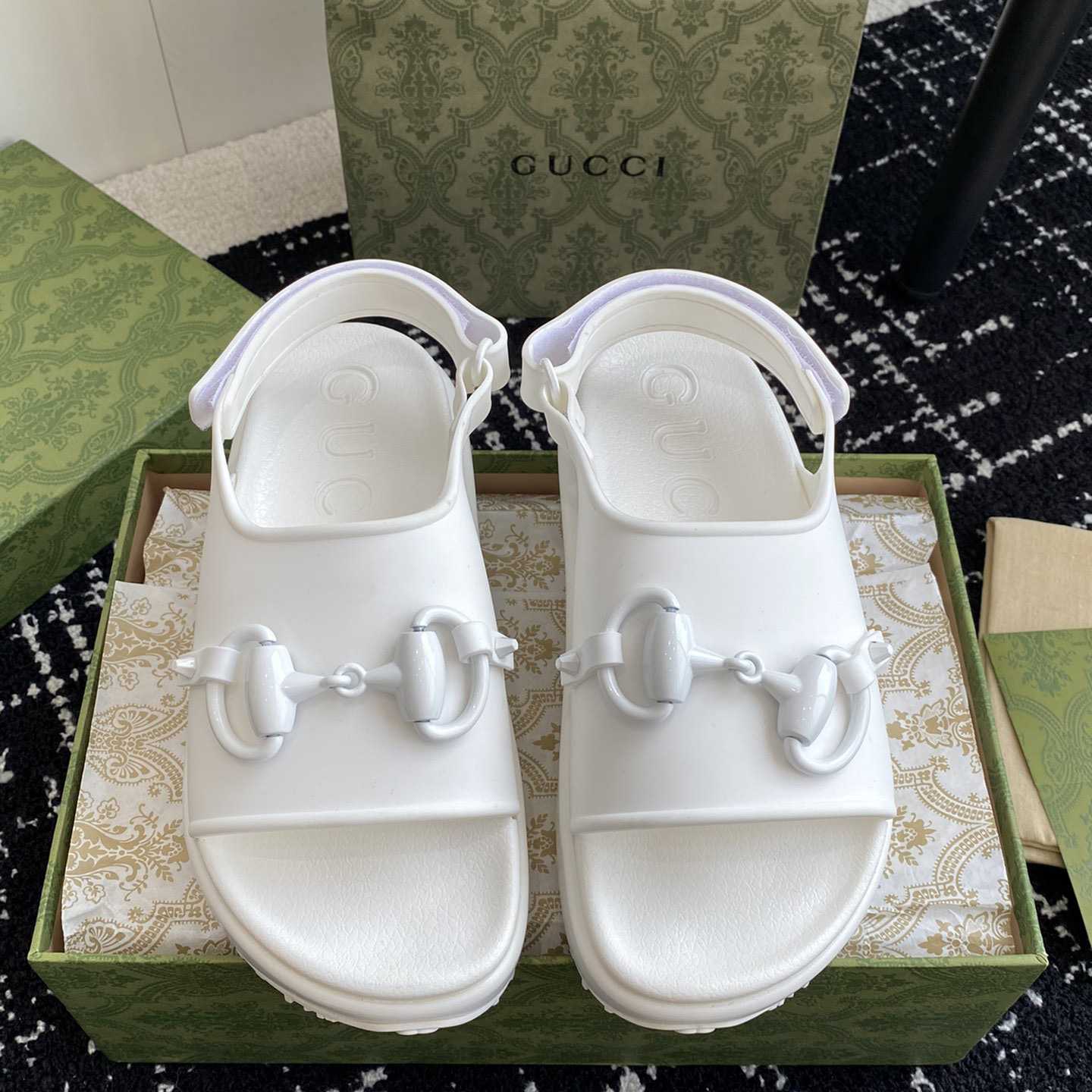 Gucci Horsebit Flatform Sandal - DopestKickz