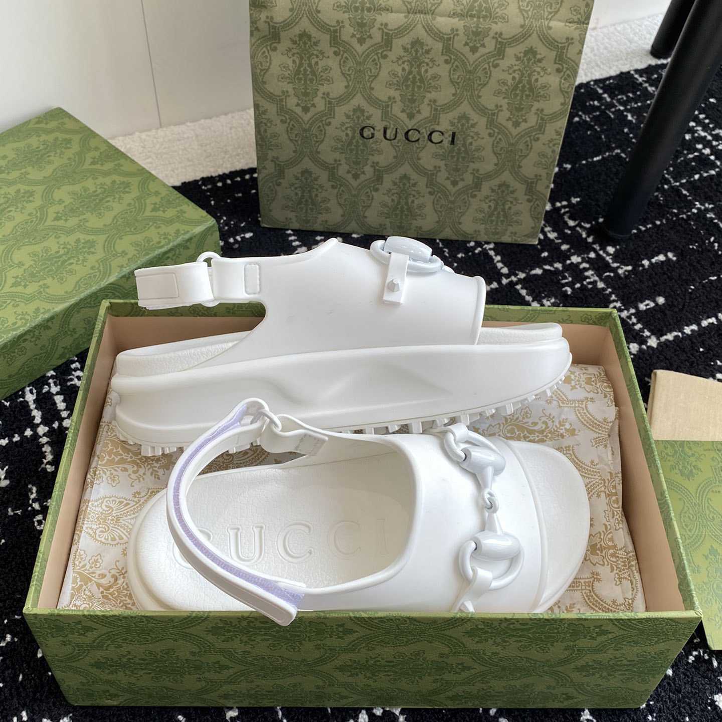 Gucci Horsebit Flatform Sandal - DopestKickz