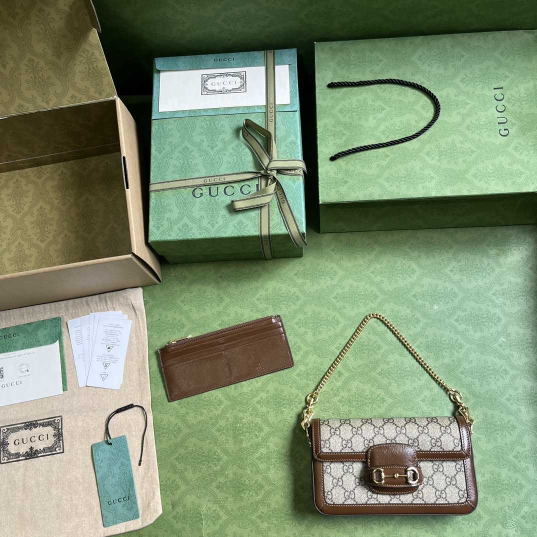 Gucci Horsebit 1955 Mini Bag (21.5x 12.5x 3cm) - DopestKickz