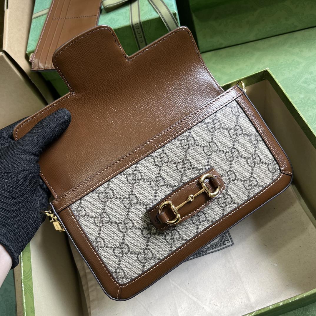 Gucci Horsebit 1955 Mini Bag (21.5x 12.5x 3cm) - DopestKickz