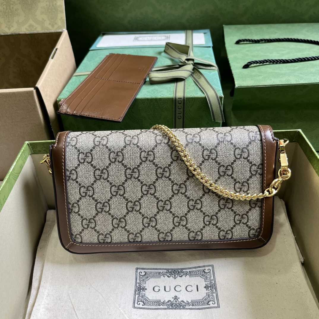 Gucci Horsebit 1955 Mini Bag (21.5x 12.5x 3cm) - DopestKickz