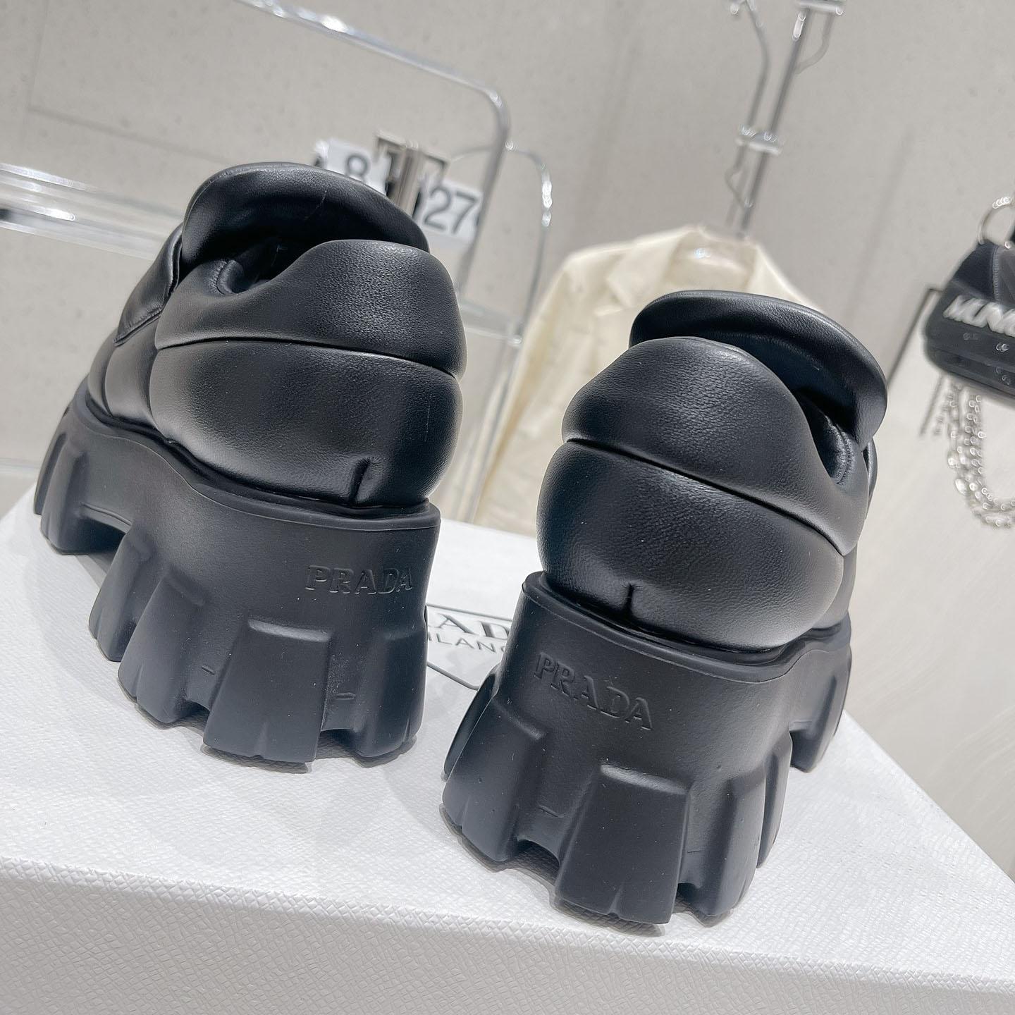 Prada Soft padded Nappa Leather Loafers - DopestKickz