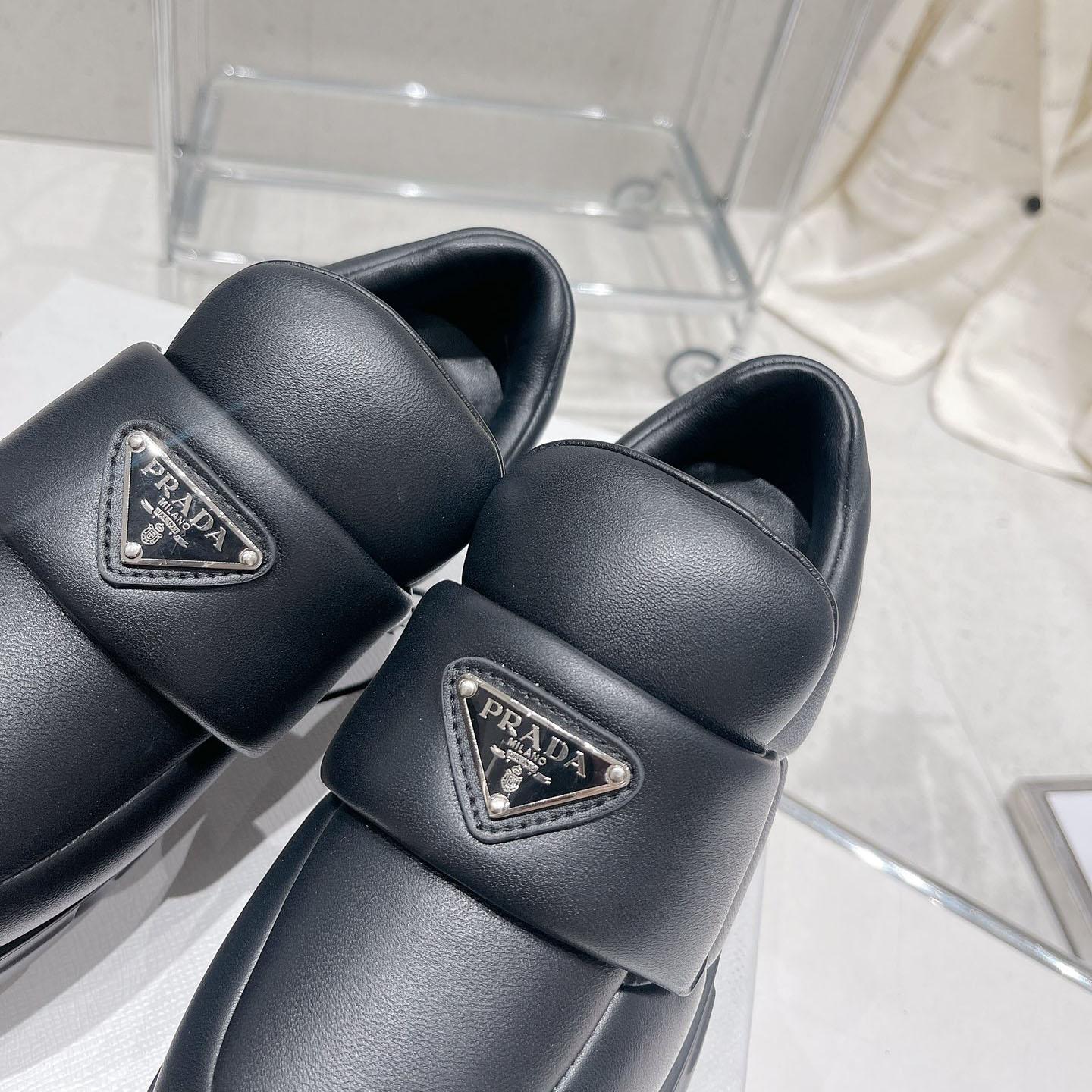 Prada Soft padded Nappa Leather Loafers - DopestKickz