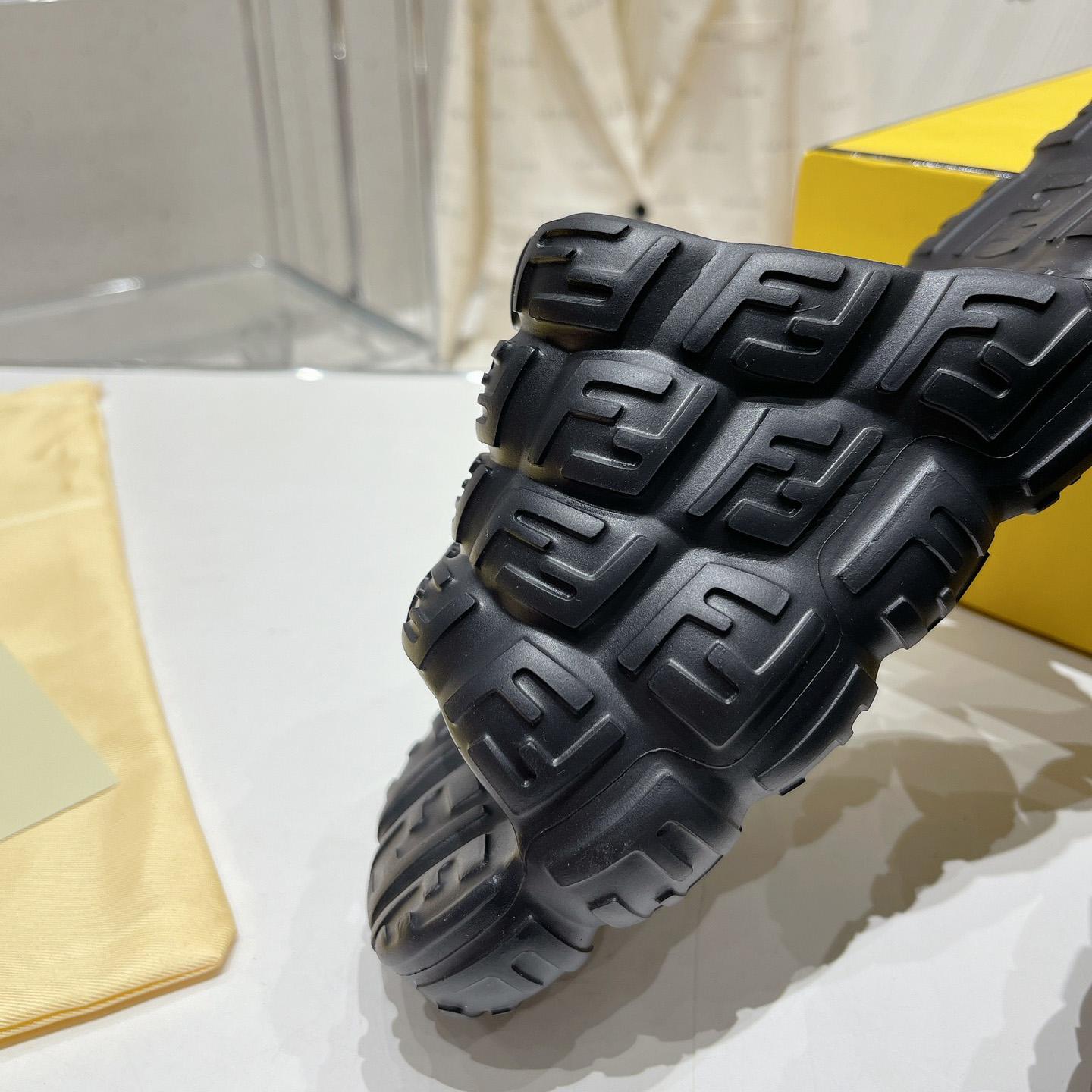 Fendi Cloud Slides Orange Rubber Slides - DopestKickz