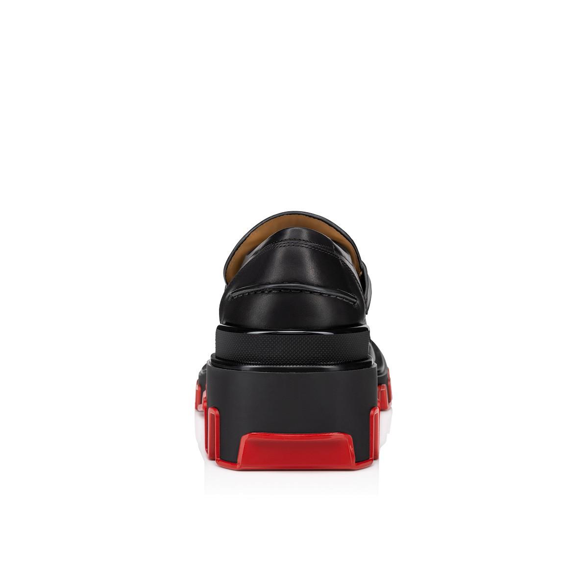 Christian Louboutin CL Moc Dune Loafers - Calf leather - Black - DopestKickz