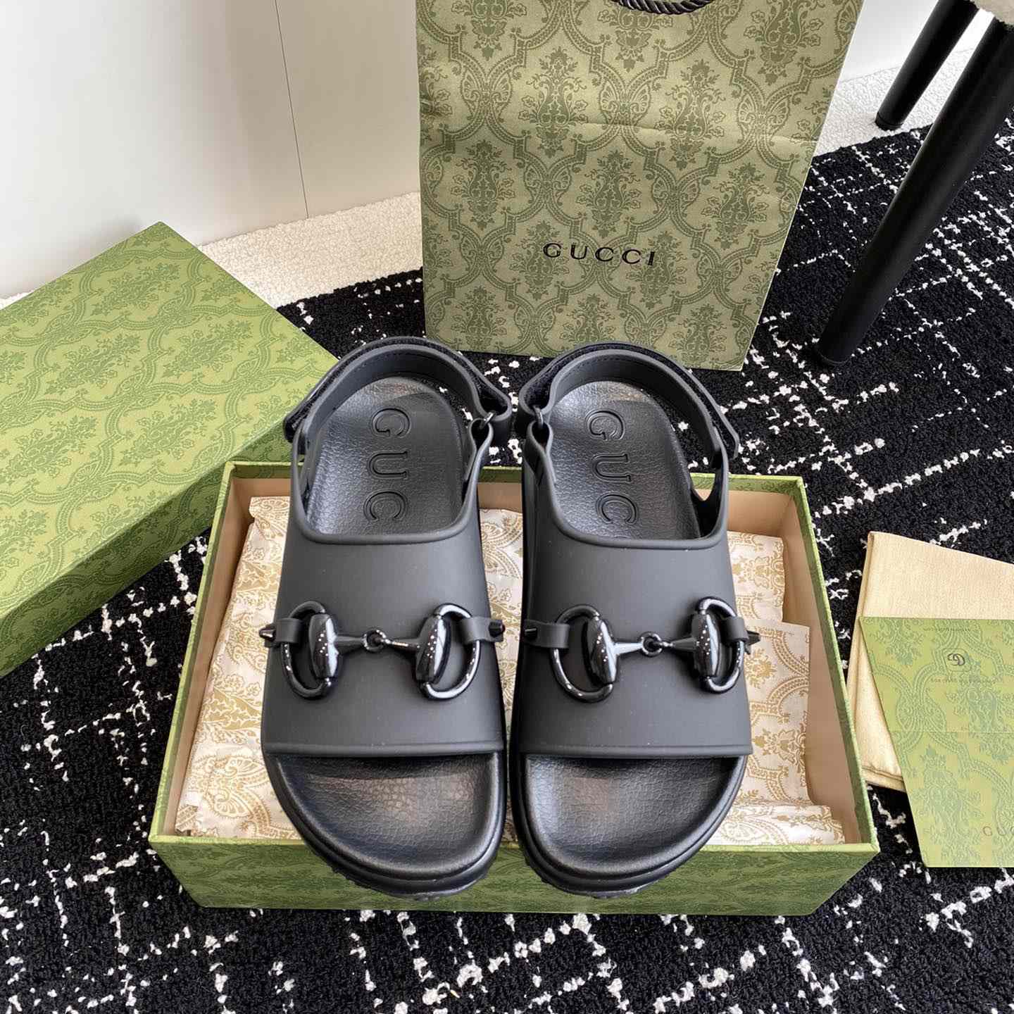 Gucci Horsebit Flatform Sandal - DopestKickz