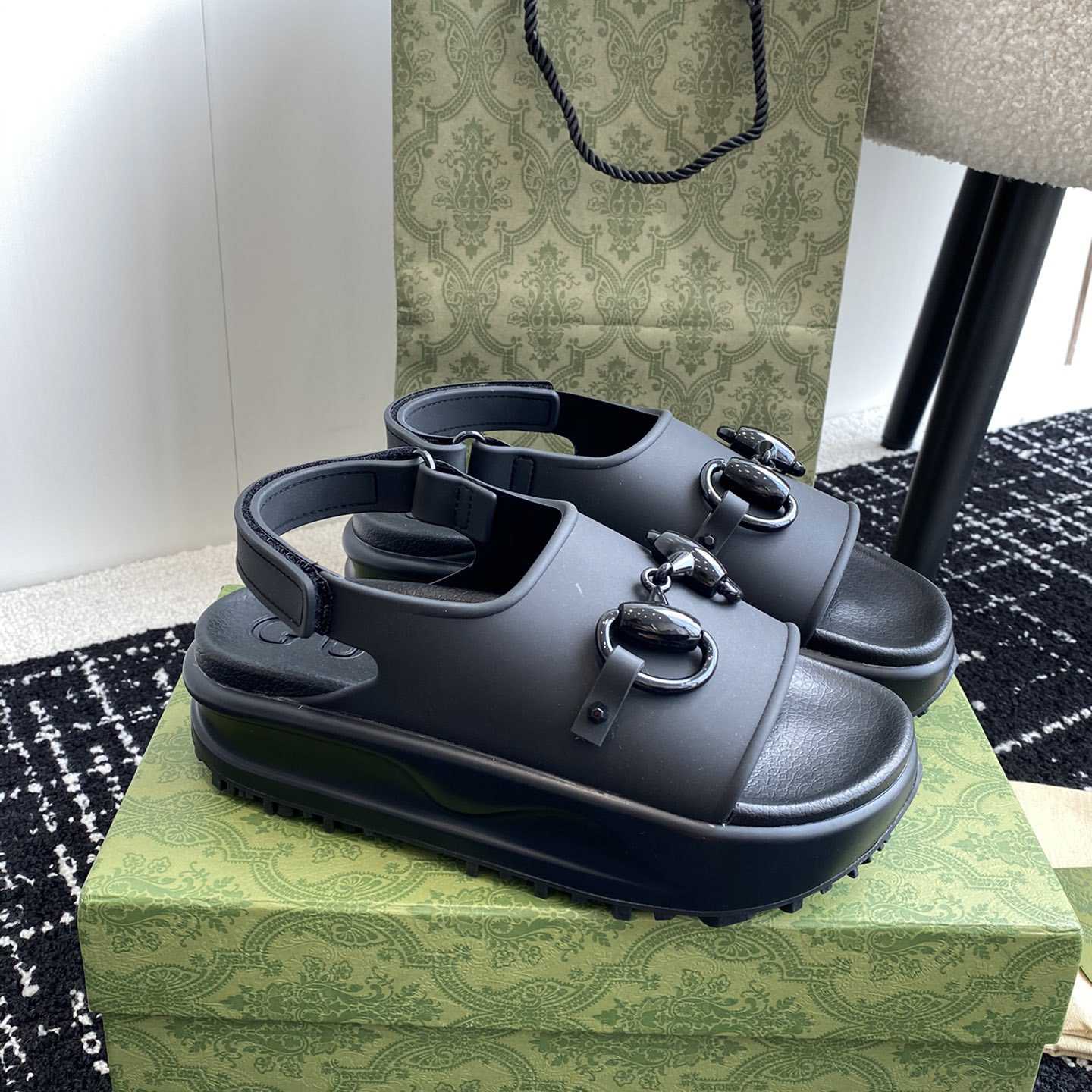 Gucci Horsebit Flatform Sandal - DopestKickz