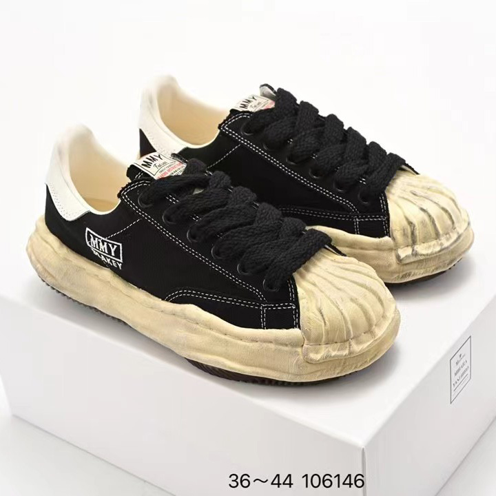 Maison Mihara Yasuhiro Original Sole Canvas Low Sneakers - DopestKickz