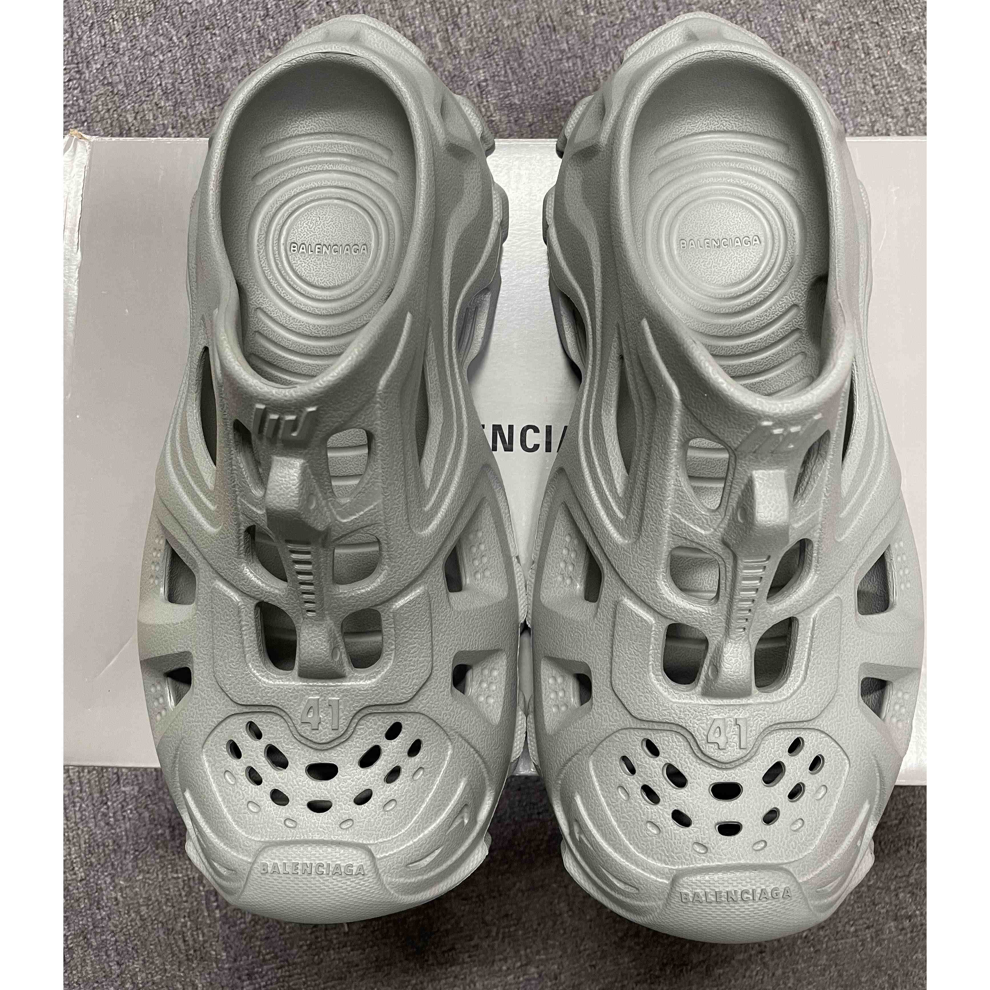 Balenciaga HD Mule In Grey  - DopestKickz