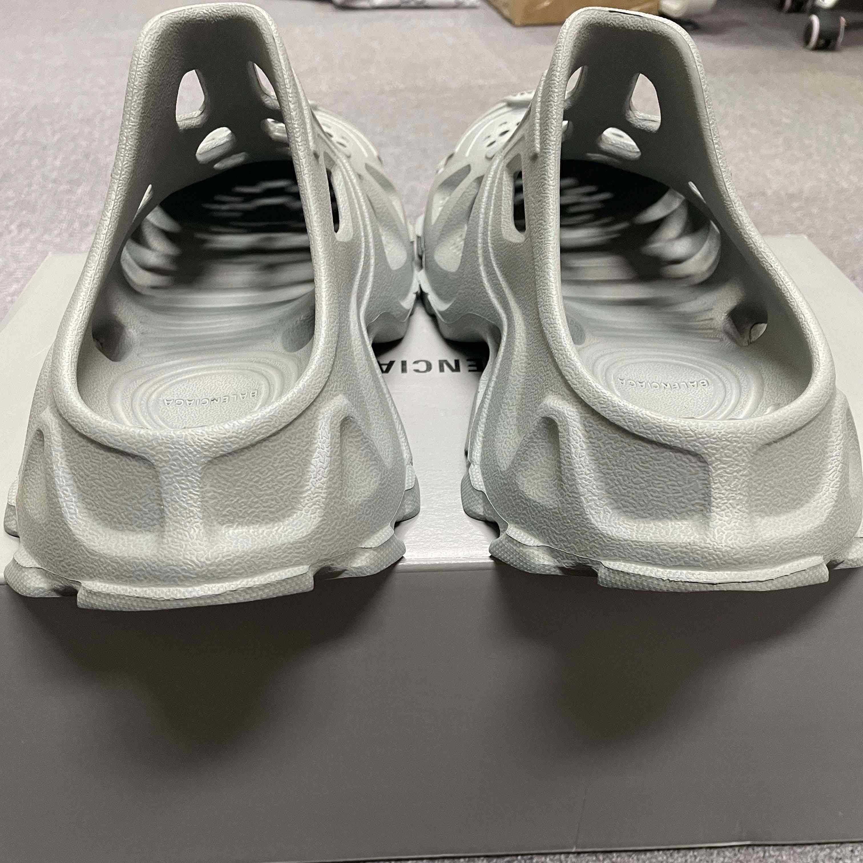 Balenciaga HD Mule In Grey  - DopestKickz