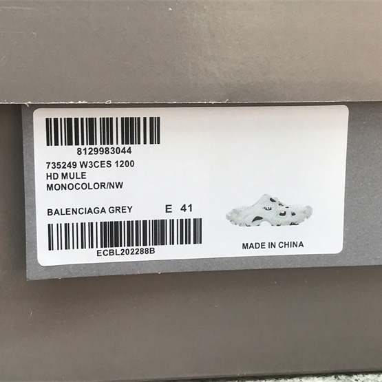 Balenciaga HD Mule In Grey  - DopestKickz