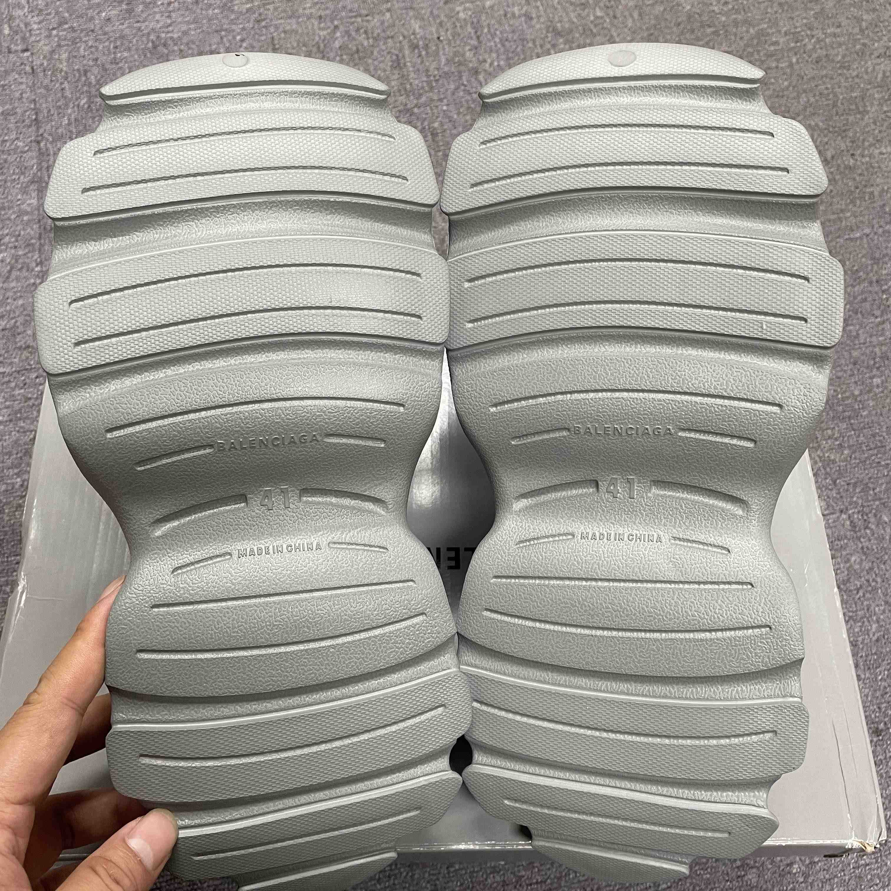 Balenciaga HD Mule In Grey  - DopestKickz