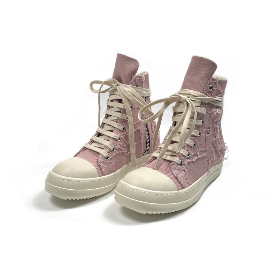 Rick Owens Drkshdw Pink Slash Sneakers - DopestKickz