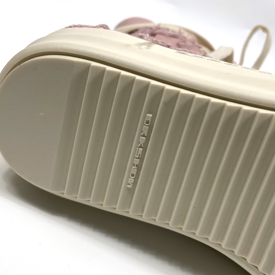 Rick Owens Drkshdw Pink Slash Sneakers - DopestKickz