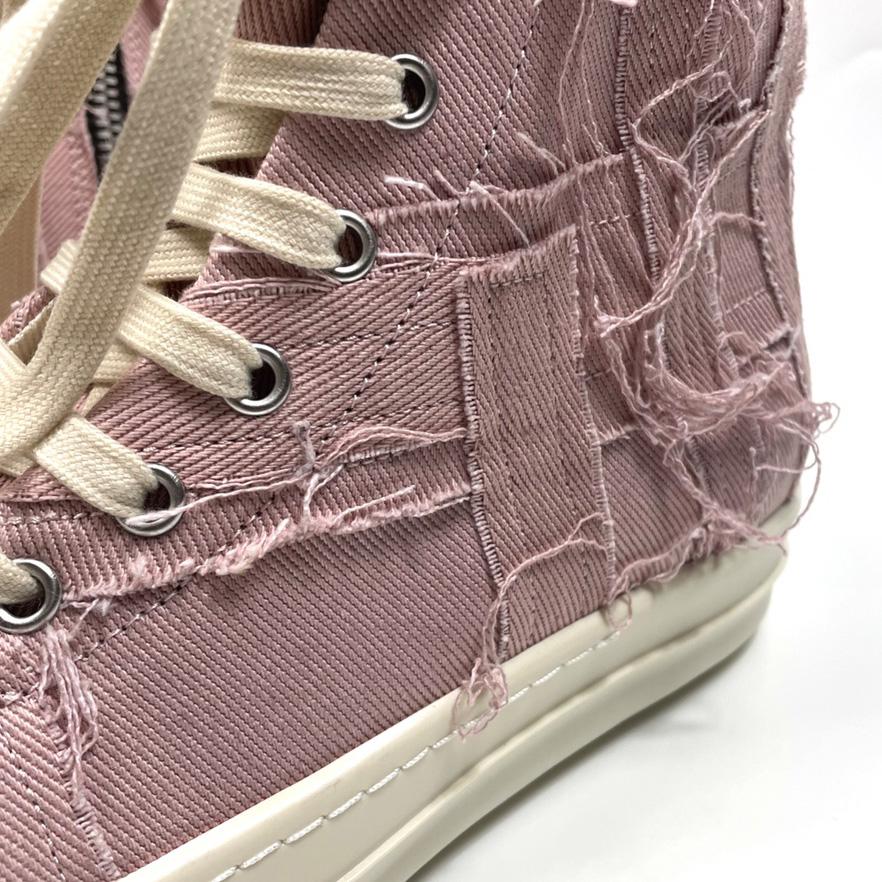 Rick Owens Drkshdw Pink Slash Sneakers - DopestKickz