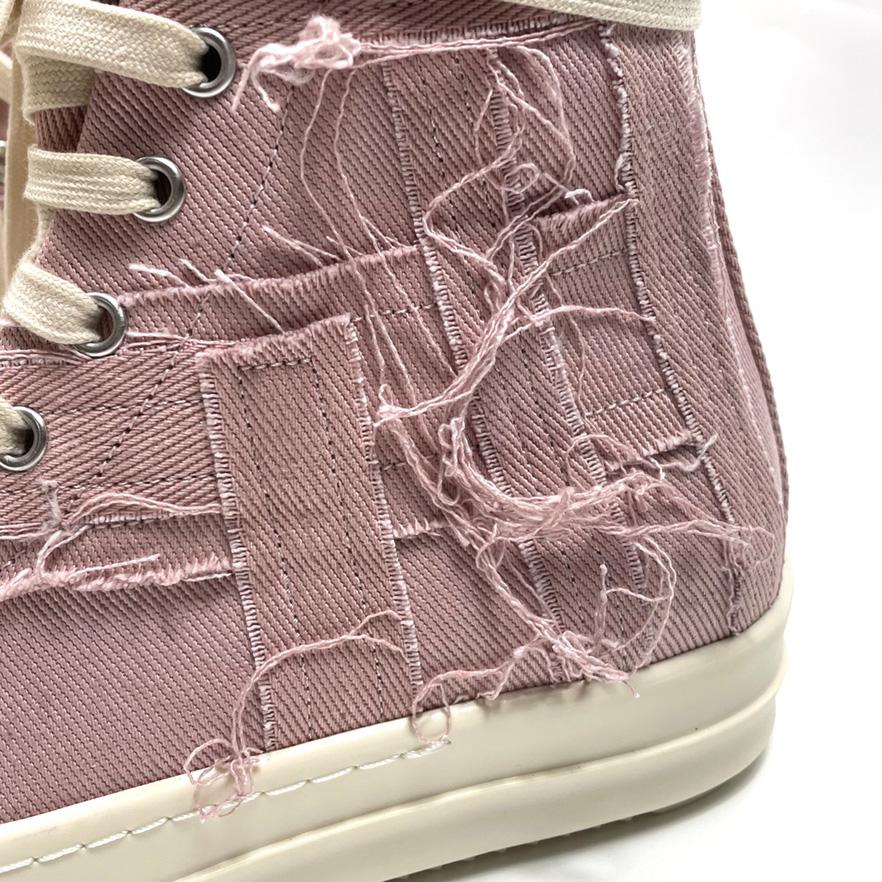 Rick Owens Drkshdw Pink Slash Sneakers - DopestKickz