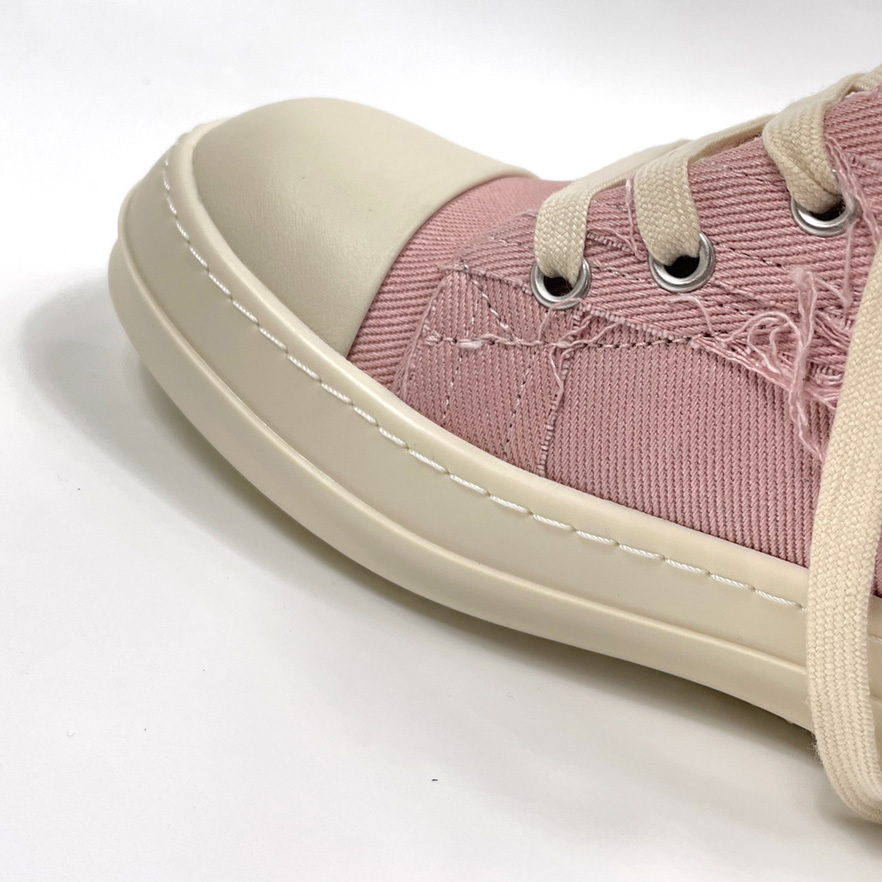 Rick Owens Drkshdw Pink Slash Sneakers - DopestKickz