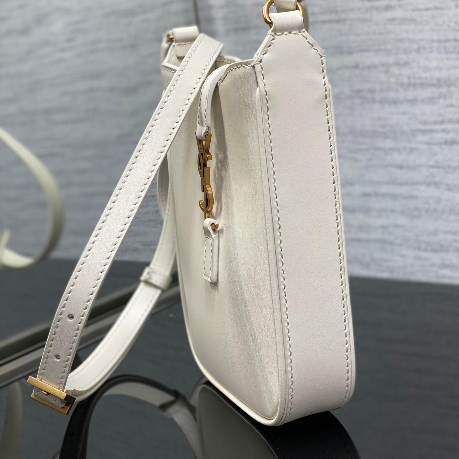 Saint Laurent Le 5 À 7 Mini Vertical In Shiny Leather - DopestKickz