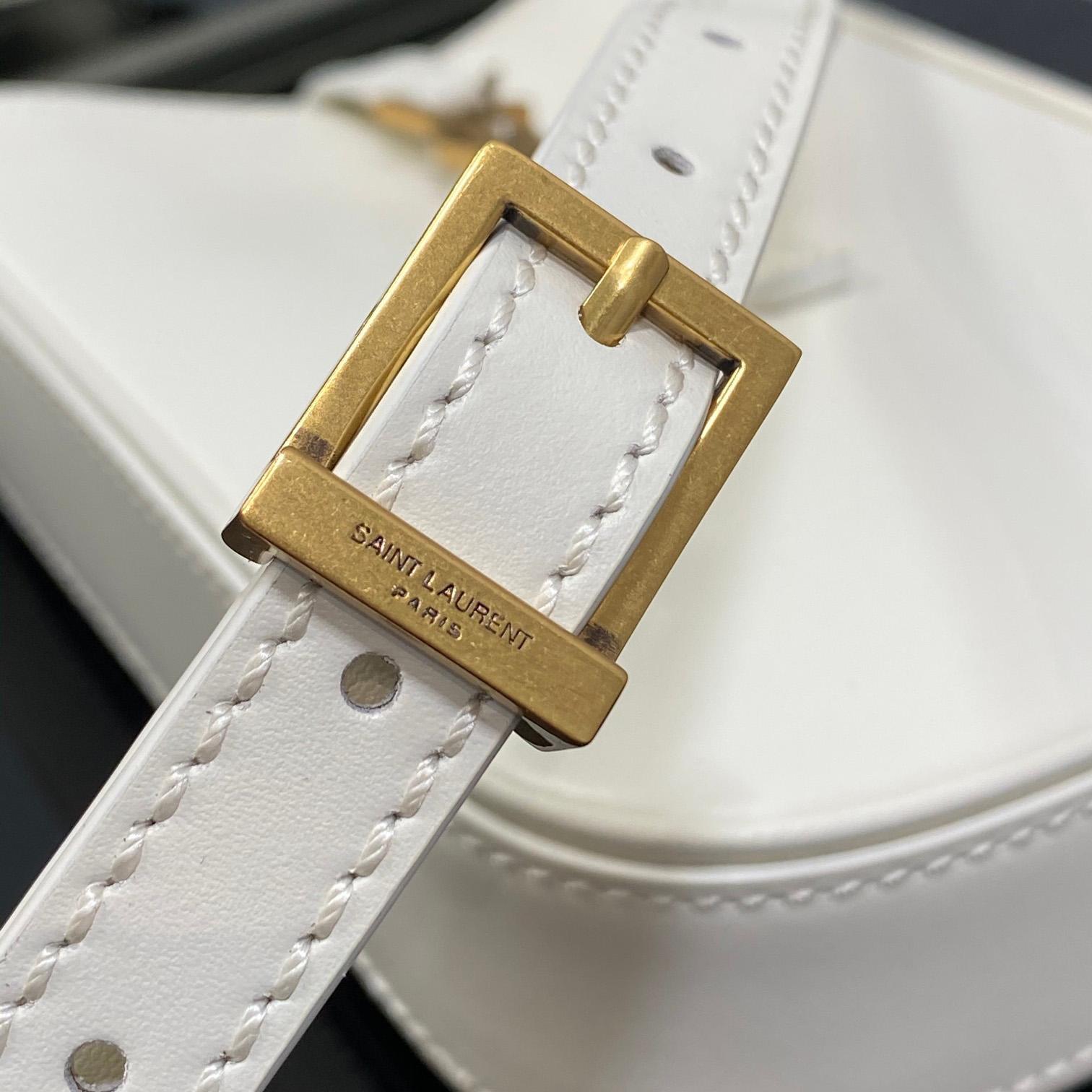 Saint Laurent Le 5 À 7 Mini Vertical In Shiny Leather - DopestKickz