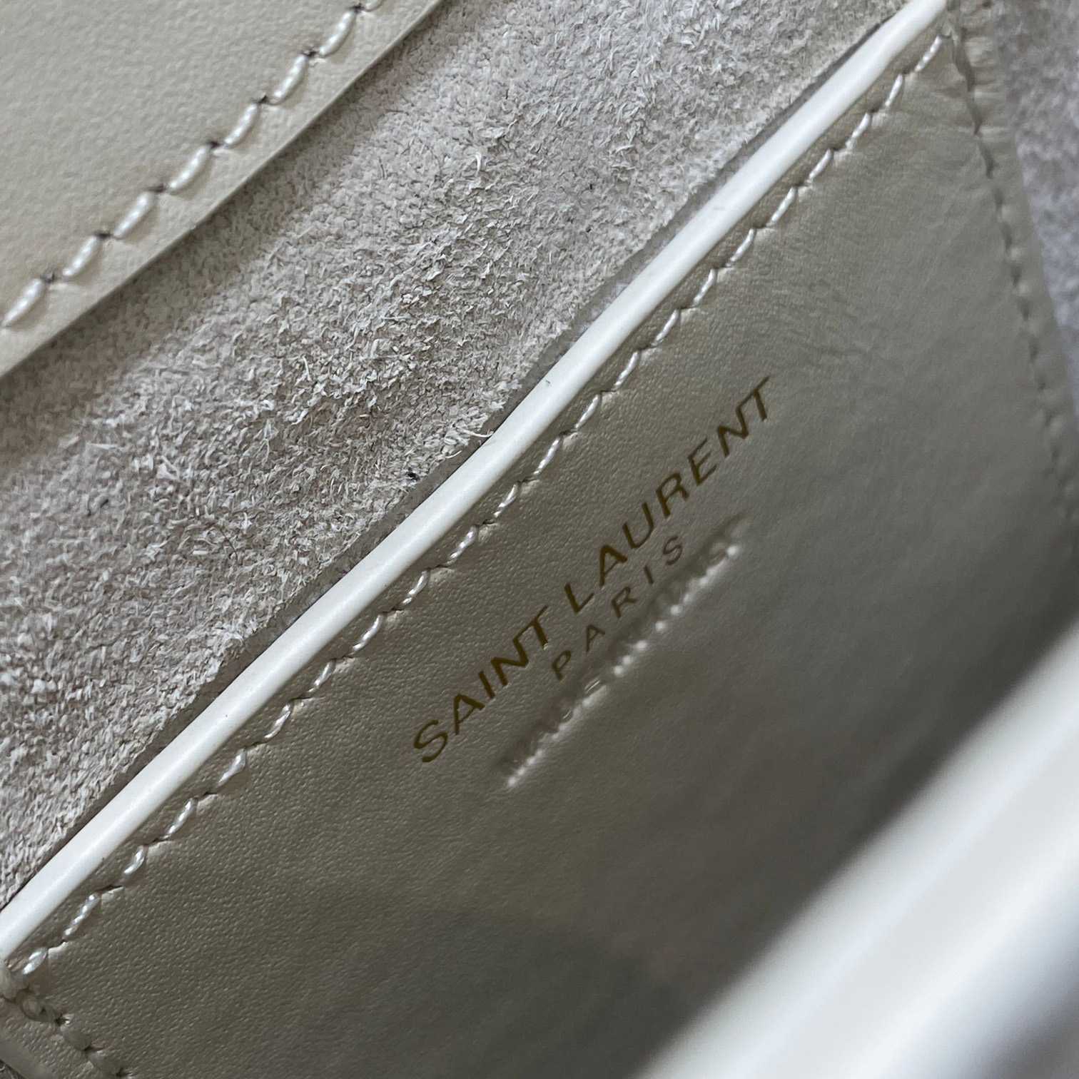 Saint Laurent Le 5 À 7 Mini Vertical In Shiny Leather - DopestKickz