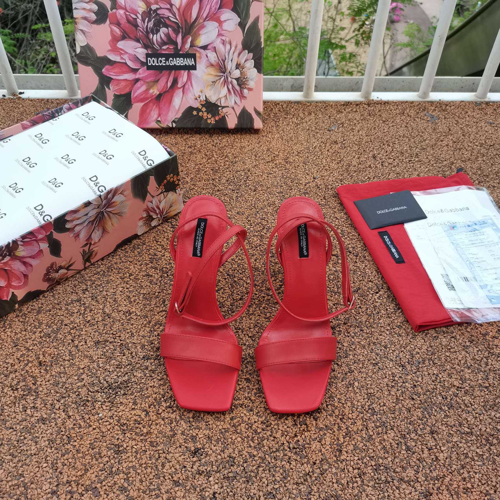 Dolce & Gabbana Keira DG Heel Sandals - DopestKickz