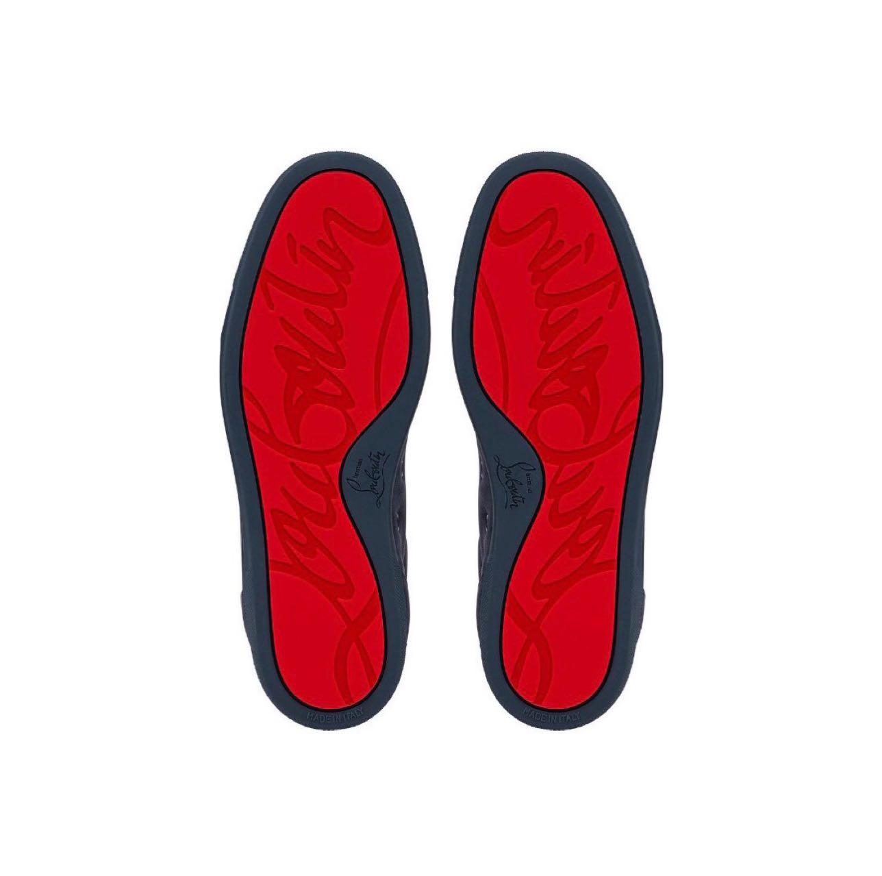 Christian Louboutin Fun Louis Junior Sneakers In Black - DopestKickz