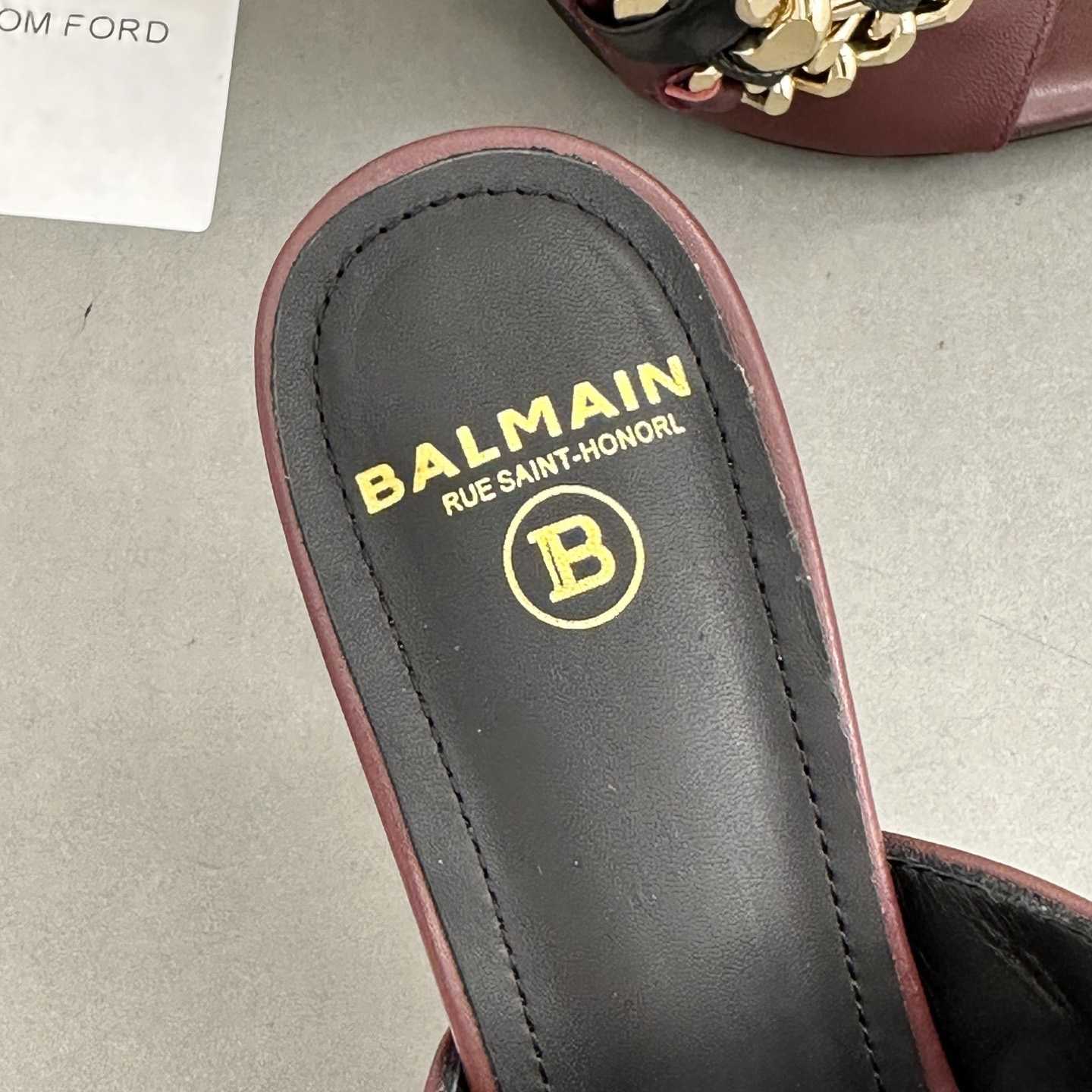 Balmain Chain-link Detail 110mm Pumps - DopestKickz