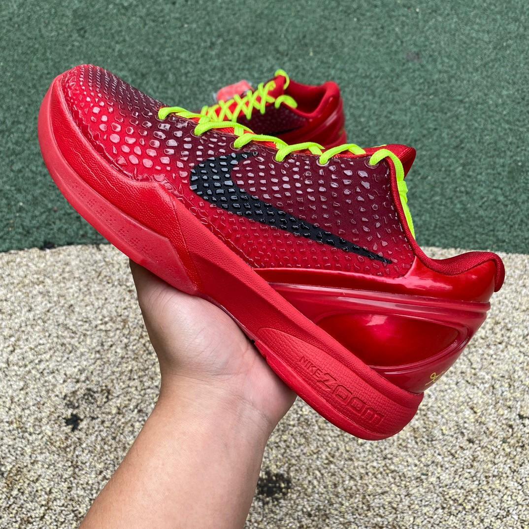 Nike Kobe 6 Protro “Reverse Grinch” Sneakers         FV4921-600 - DopestKickz