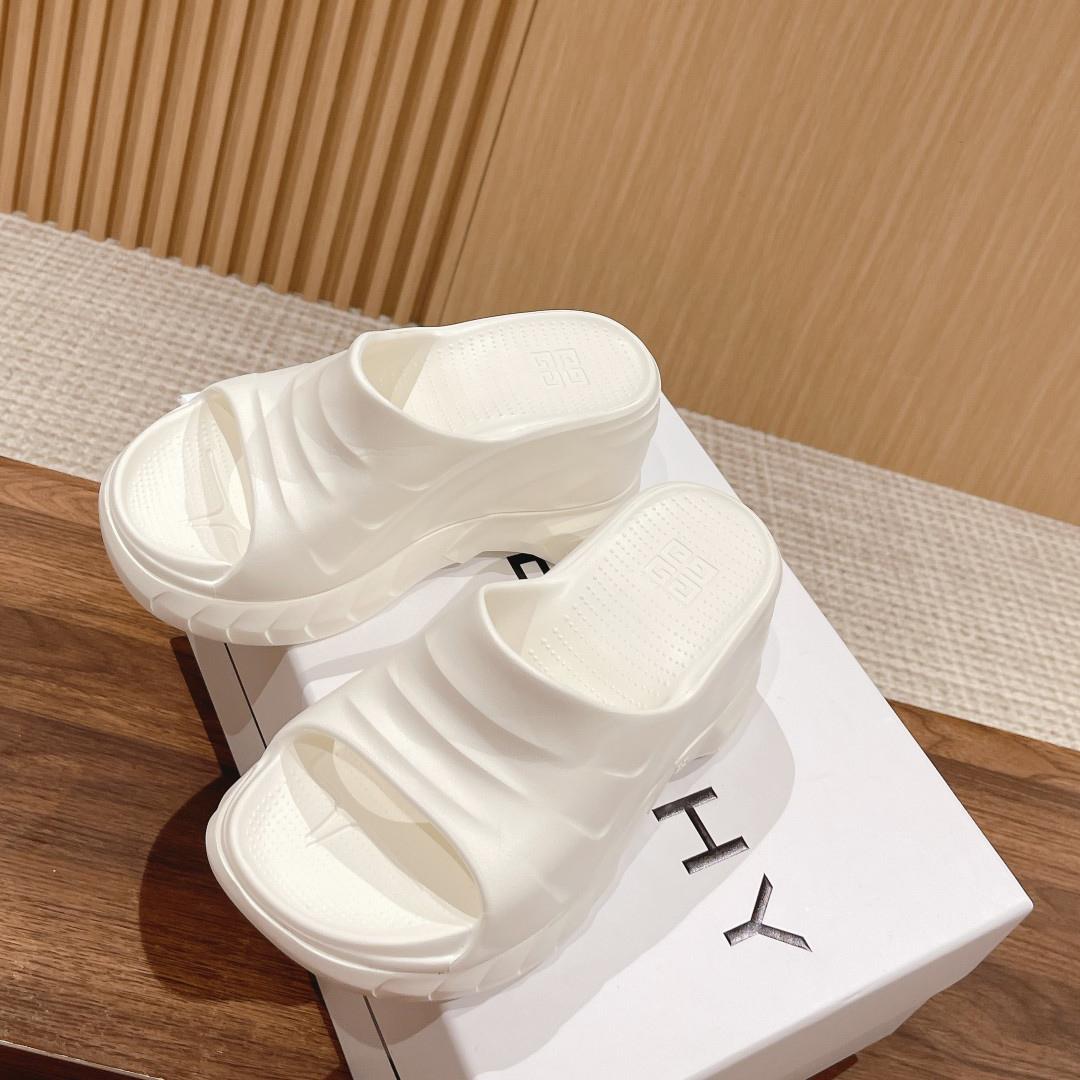 Givenchy Marshmallow Wedge sandals In Rubber - DopestKickz