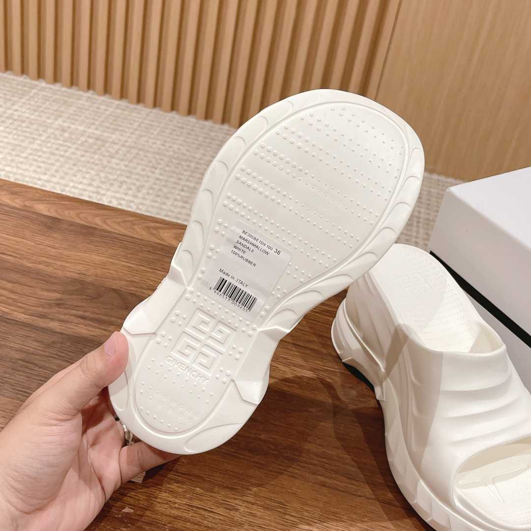 Givenchy Marshmallow Wedge sandals In Rubber - DopestKickz