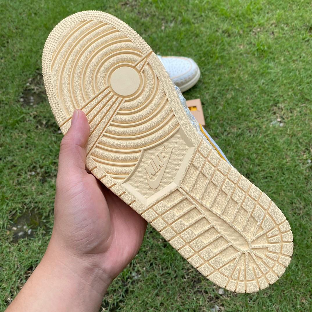 Union x Air Jordan 1 High OG “Woven” Sneaker    FD2565-100 - DopestKickz