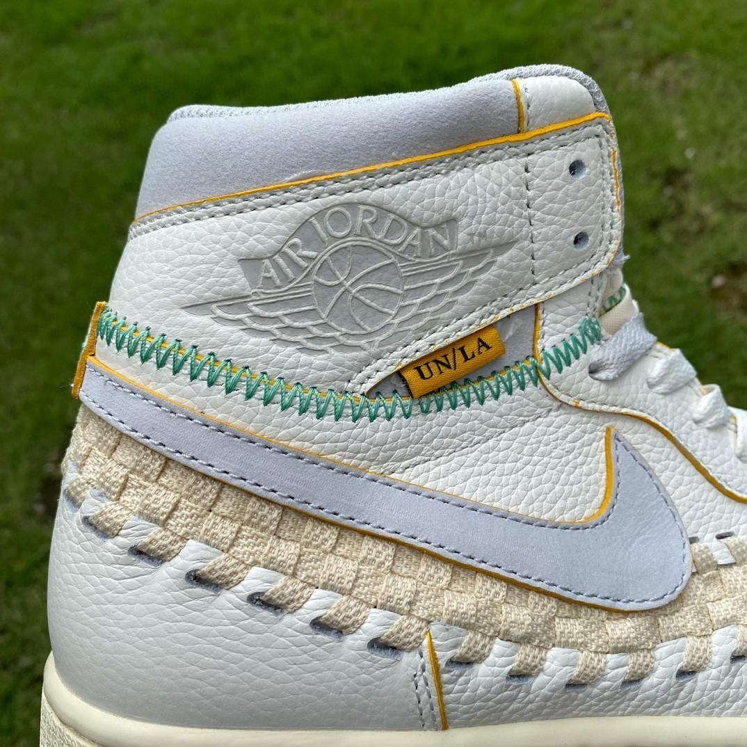 Union x Air Jordan 1 High OG “Woven” Sneaker    FD2565-100 - DopestKickz