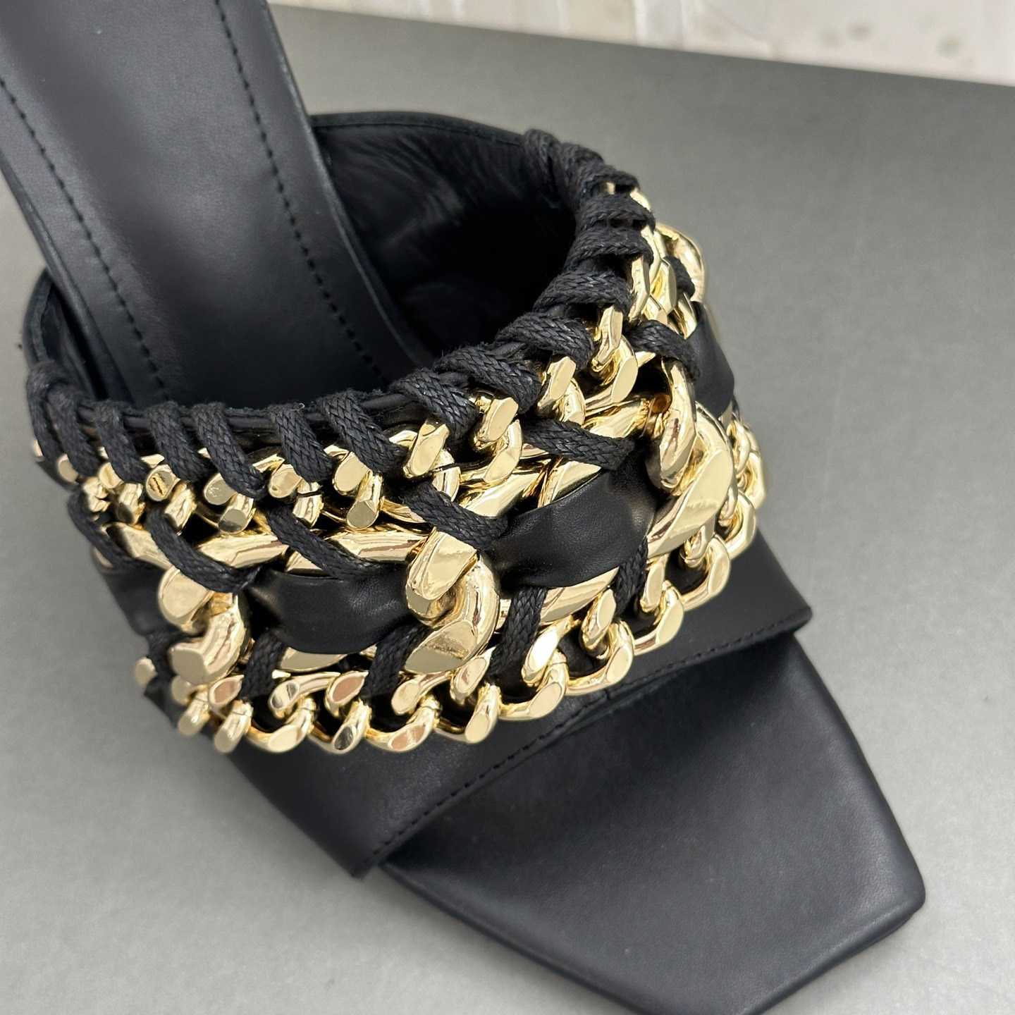 Balmain Chain-link Detail 110mm Pumps - DopestKickz