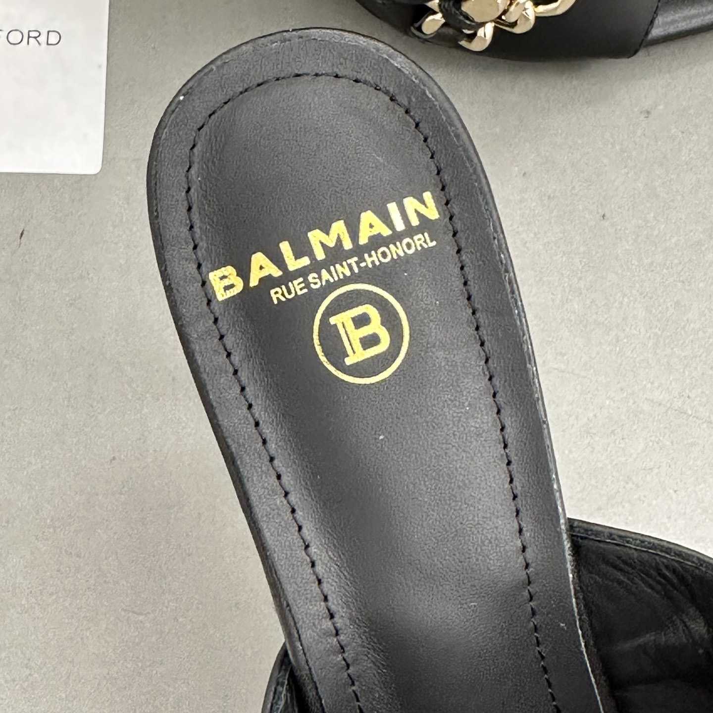 Balmain Chain-link Detail 110mm Pumps - DopestKickz