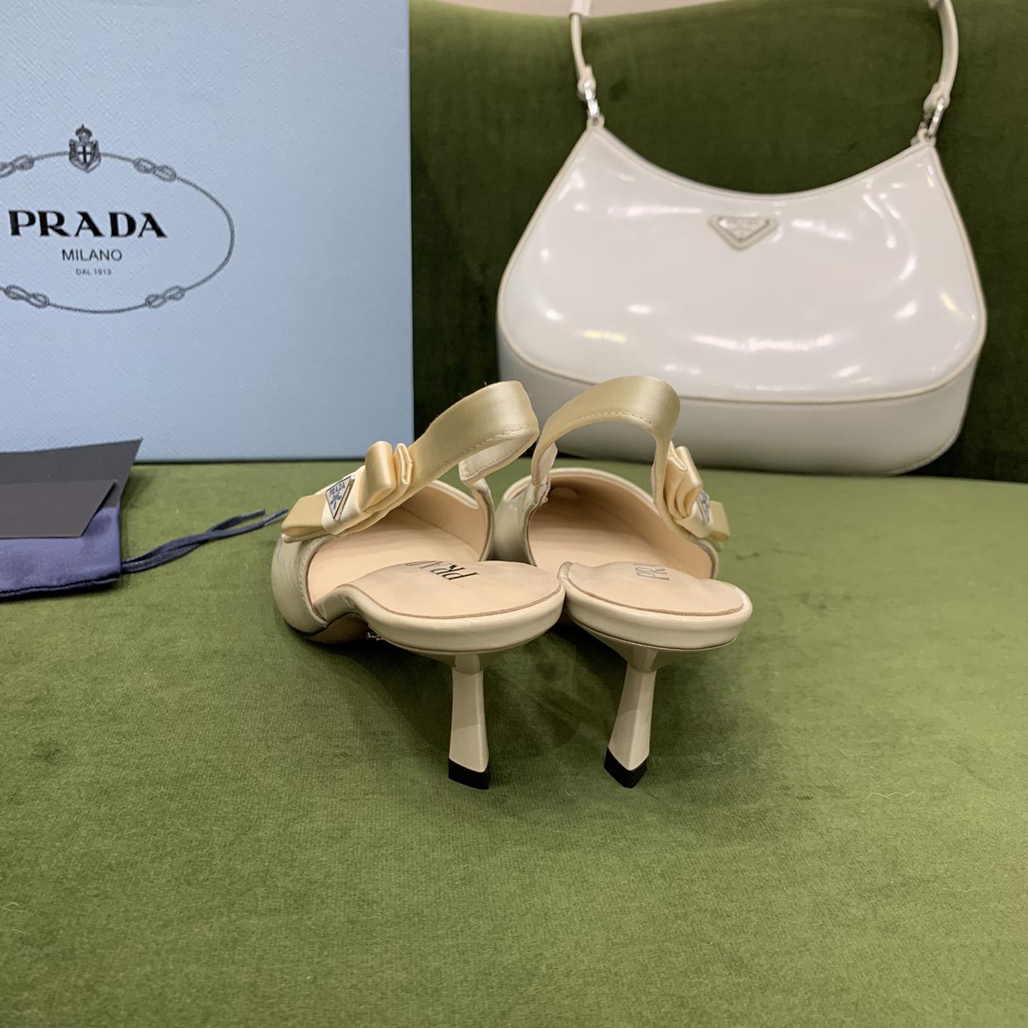 Prada Patent Leather Slingbacks - DopestKickz