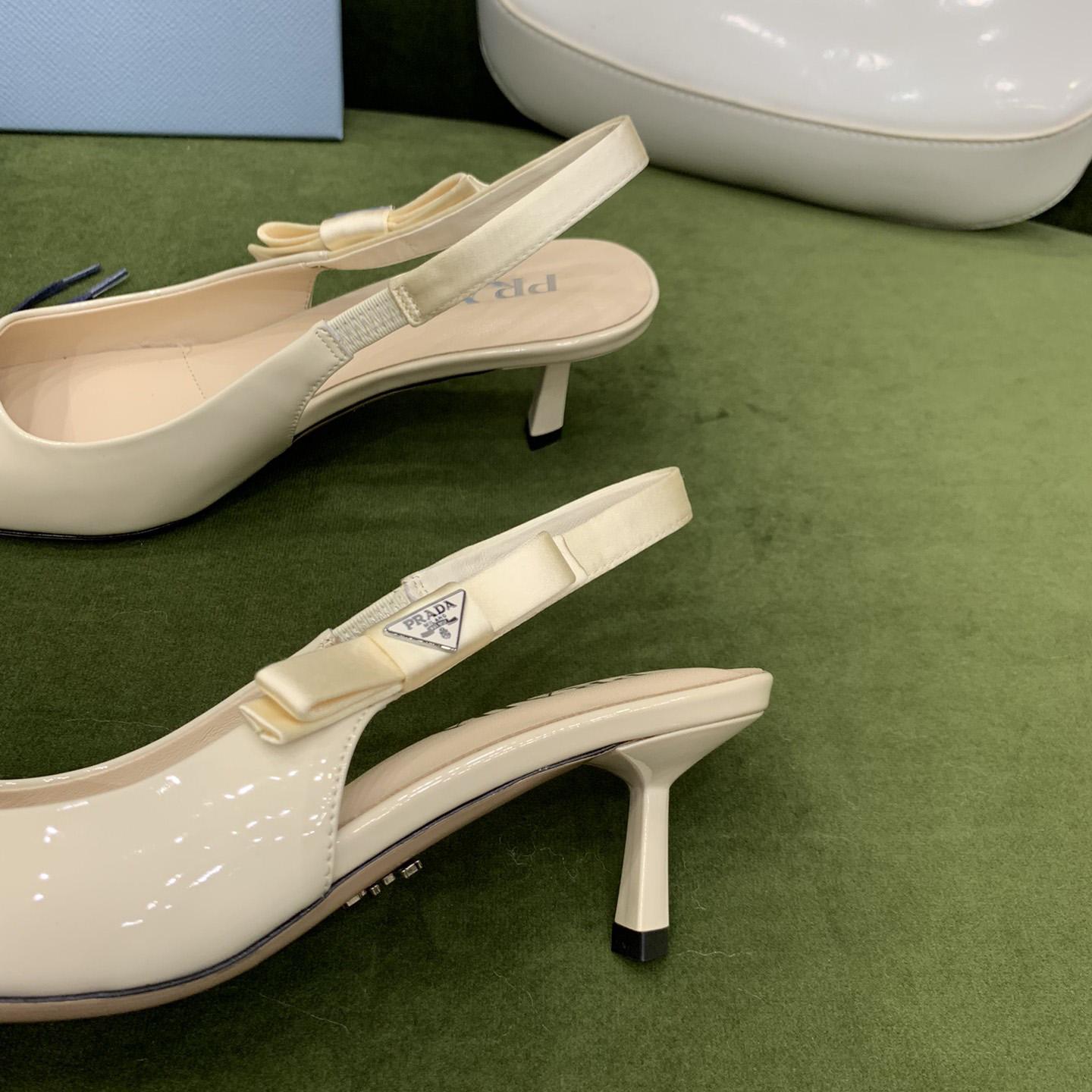 Prada Patent Leather Slingbacks - DopestKickz