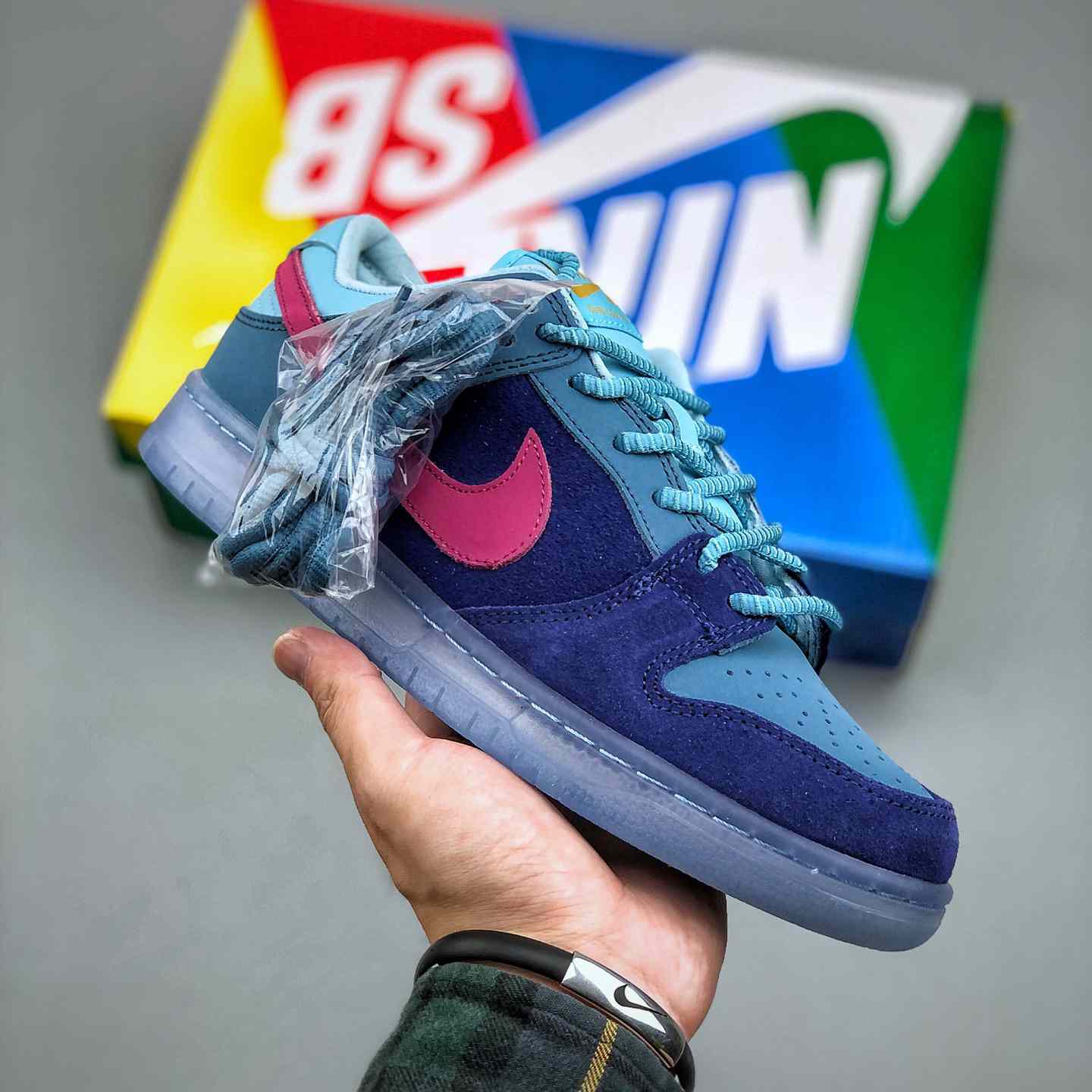 Run The Jewels x Nike SB Dunk Low Sneakers       DO9404-400 - DopestKickz