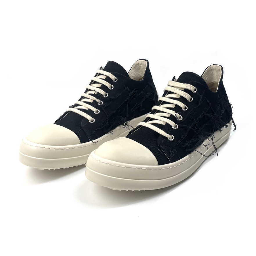 Rick Owens Drkshdw Distressed-effect Low-top Sneakers - DopestKickz
