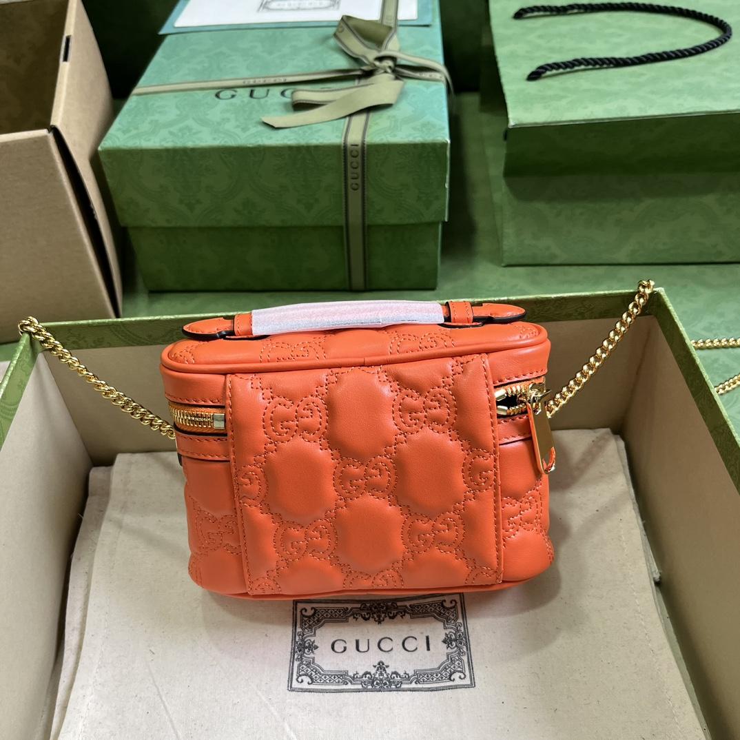 Gucci GG Matelassé Top Handle Mini Bag(16-10.5-5cm) - DopestKickz