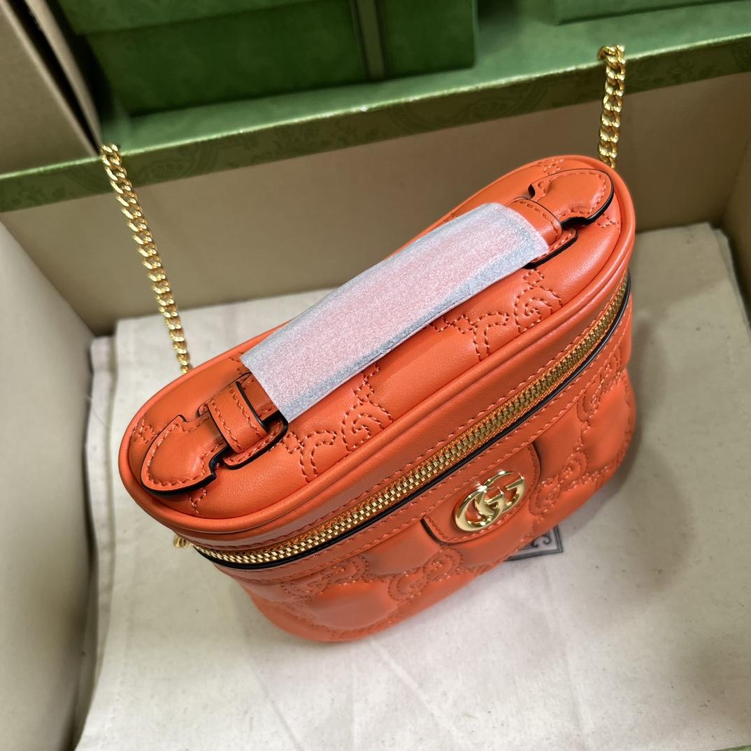 Gucci GG Matelassé Top Handle Mini Bag(16-10.5-5cm) - DopestKickz