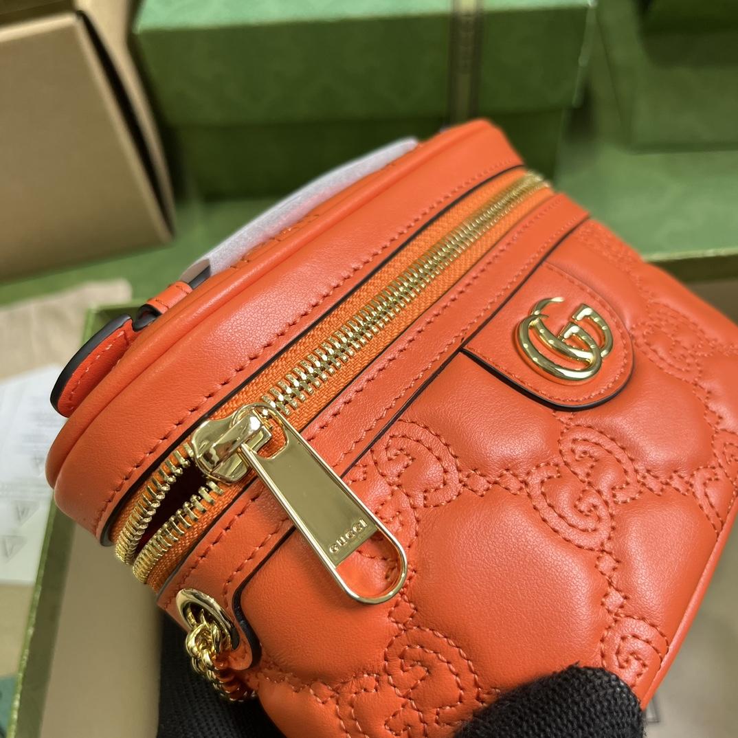 Gucci GG Matelassé Top Handle Mini Bag(16-10.5-5cm) - DopestKickz